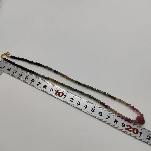 Tourmaline Necklace 18K Yellow Gold